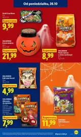 Lidl gazetka Strona 73: Żelki Halloween Ragolds €11,99, Mieszanka do wypieków babeczki o smaku gumy balonowej Halloween €7,99