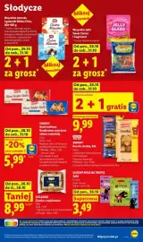 Lidl gazetka Strona 79: Ciastka z nadzieniem Italiamo €8,99, Żelki Głodny Wilk na Tropie €3,49