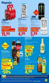Lidl gazetka Strona 85: Napój energetyczny Monster Mega original €5,99, Napój energetyczny white zero WK Dzik €4,99