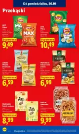 Lidl gazetka Strona 88: Chipsy zielona cebulka Lay's €9,49, Wiejskie Ziemniaczki śmietanka z cebulką Lorenz €6,59
