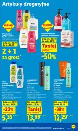Lidl gazetka Strona 95: Pianka do włosów Volume Schwarzkopf Taft €12,29, Lakier do włosów Power Schwarzkopf Taft €13,99