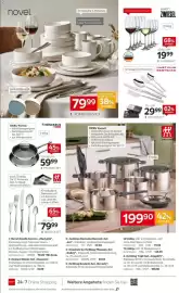 XXXLutz Prospekt Seite 2: Justinus bestecke besteck-set €29,99, Schott zwiesel gläser-set €19,99
