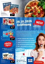 KONSUM Prospekt Seite 3: Nestlé Schöller Eis €1,99, Coppenrath & Wiese Festtagstorte €9,99
