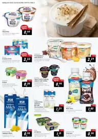 KONSUM Prospekt Seite 4: Ehrmann High Protein Pudding €0,99, Ehrmann Milk Twist €1,00