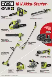 Toom Baumarkt Prospekt Seite 10: Akku-Heckenschere RY18HT55A-O €129,99, Akku-Kettensäge RY18CS20A-O RYOBI €134,99