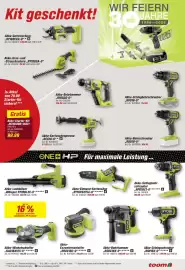 Toom Baumarkt Prospekt Seite 11: Akku-Laubbläser „Whisper RY18BLXC-O“ RYOBI €99,99, Akku-Bohrschrauber RDD18-O RYOBI €104,99