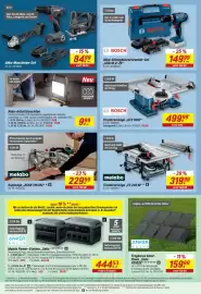 Toom Baumarkt Prospekt Seite 12: Kappsäge „KGSV 216 MC“ * B €229,99, BOSCH Akku-Schlagbohrschrauber-Set „GSB 18 V-25“ €149,99