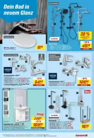Toom Baumarkt Prospekt Seite 23: Armaturenserie „Feel“ GROHE €109,99, Armaturenserie „Start“ Keramikkartusche €64,99