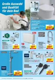 Toom Baumarkt Prospekt Seite 24: Niederdruck-Spültischarmatur "Cornwall" €69,99, B1 Aufputz-Spülkasten €19,99