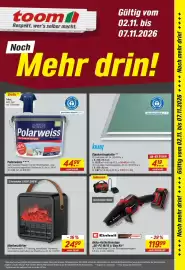 Toom Baumarkt Prospekt Seite 29: Miniheizlüfter €24,99, Knauf Gipskartonplatte €4,19