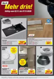 Toom Baumarkt Prospekt Seite 30: Raumtrenner Eiche „Amalfi“ 5 €79,99, Feuchtraumkabel €26,99