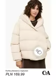 C&A gazetka tydzień 44 Strona 5: Kurtka pikowana z kapturem C & A €169,99