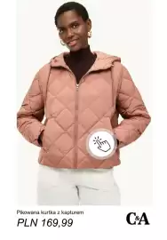 C&A gazetka tydzień 44 Strona 7: Pikowana kurtka z kapturem C & A €169,99