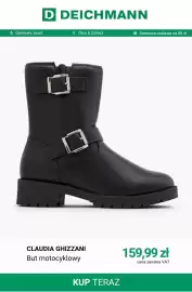 Deichmann gazetka tydzień 44 Strona 4: But motocyklowy Claudia Ghizzani €159,99