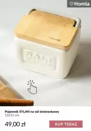 Homla gazetka tydzień 44 Strona 10: Pojemnik Sylan na sól śmietankowy 12x11 cm Homla €49,00
