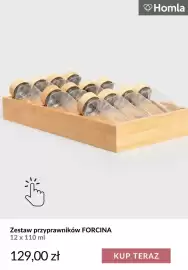 Homla gazetka tydzień 44 Strona 12: Zestaw przyprawników Forcina 12x110 ml Homla €129,00