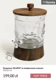 Homla gazetka tydzień 44 Strona 8: Dyspenser Silvent ze świątecznym wzorem 25x22 cm Homla €199,00