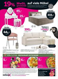 Mömax Prospekt Seite 14: Boxbett "jupiter plus" €333,00, Schminktisch "SARA II" €85,00