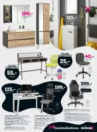 Mömax Prospekt Seite 13: Schreibtisch "LENA" €55,00, Spiegelschrank "MEMPHIS" €190,00