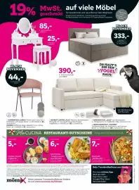 Mömax Prospekt Seite 14: Boxbett "jupiter plus" €333,00, Schminktisch "SARA II" €85,00