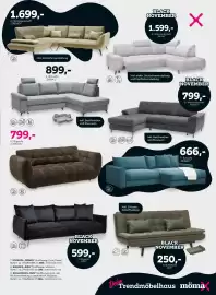 Mömax Prospekt Seite 3: Bigsofa "KISS" €599,00, 7 l Ecksofa „PEDRO“ €666,00