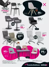Mömax Prospekt Seite 9: Schwingstuhl "GLORIA" €39,95, Barhocker "VANESSA" €55,00