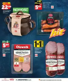Topaz gazetka tydzień 44 Strona 24: Kiełbasa śląska 500 g Pekpol €5,49, Smalec ze skwarkami Staropolski 350 g Agro Top €22,99
