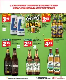 Topaz gazetka tydzień 44 Strona 49: Piwo Zatecky Svetly Lezak €2,69, Piwo bezalkoholowe Karmi Classic €2,99