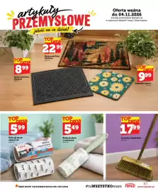 Topaz gazetka tydzień 44 Strona 61: Wycieraczka Guma 40x60 cm €8,99, Podkładka ociekacz €9,99
