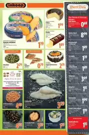 Inkoop Prospekt Seite 3: Schollenfilet €3,29, Garnelen geräuchert €4,49