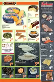 Inkoop Prospekt Seite 4: Schollenfilet €3,29, Garnelen geräuchert €4,49