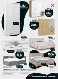 Mömax Flugblatt Seite 7: Based Kleiderschrank Lembo €222,00, Bett Remi €333,00