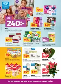 City Gross reklamblad vecka 44 Sida 10: Blöjor, Pris i appen €89,95, Diskduk, Pris i appen €39,95
