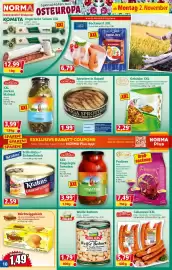 Norma Prospekt woche 45 Seite 10: Eingelegte Tomaten €3,99, Cabanossi XXL €5,79