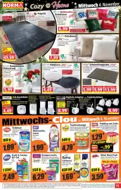 Norma Prospekt woche 45 Seite 15: ültje Erdnüsse €1,99, Milka Weihnachtsmann €1,99