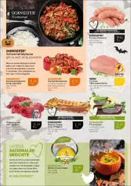 Dornseifer Prospekt woche 44 Seite 2: DORNSEIFERs Frische Bratwurst €7,90, DORNSEIFER'S Magerer Speck ohne Schwarte €1,29