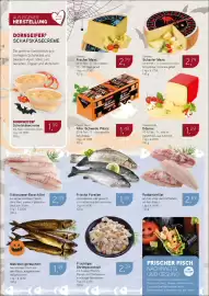 Dornseifer Prospekt woche 44 Seite 4: Frische Forellen €1,49, Rotbarschfilet €2,69