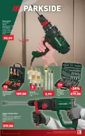 Catalog Kaufland săptămâna 44 Pagină 4: Parksie unelte pentru electricieni €189,00, Parkside ciocan rotopercutor €219,00