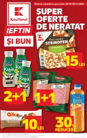 Catalog Kaufland săptămâna 44 Pagină 1: K Kaufland IEFTIN Ofertă valabilă în perioada: 28.10-03.11.2026 SUPER OFERTE DE