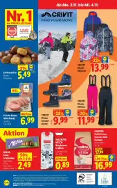 Lidl Flugblatt woche 44 Seite 29: Esskastanien Klasse I €5,49, Frische Puten Mini-Steaks €6,99