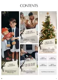 Myer catalogue Page 2: 03 M SMALL WONDERS CONTENTS 07 11 FOR THE WIND DOWN Candles, cosy scents and pampering gifts for