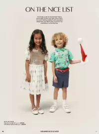 Myer catalogue Page 3: M ON THE NICE LIST The dress code for December? Merry and bright, all day, all night. Dress them for