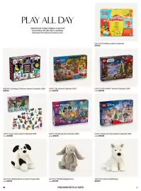Myer catalogue Page 6: surprises 29 PLAY ALL DAY Mould their make-believe. Fuel their fantastical. Kindle their creativity