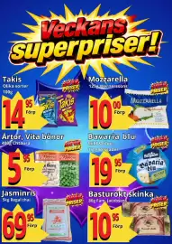 Supergrossen reklamblad vecka 44 Sida 2: Jasminris €69,95, Mozzarella €10,00