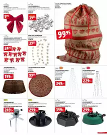 Jem&Fix reklamblad Sida 15: JULGRANSSLINGA €229,00, JULGRANSKULOR ROSETT €24,95
