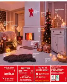 Jem&Fix reklamblad Sida 16: JULGRAN SLIM €399,00, LJUSTRÄD €119,00
