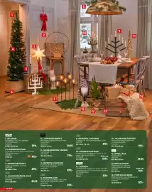 Jem&Fix reklamblad Sida 6: JULGRAN M/JUTEVÄV €149,00, LJUSDEKORATION €499,00