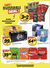 Bunnpris kundeavis uke 44 Side 20: PEPSI MAX OG SOLO SUPER €99,00, UTVALGTE KAPSLER FRA EVERGOOD, FRIELE, COTW OG ALI