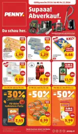 PENNY Flugblatt woche 44 Seite 1: Gültig von Do 29.10. bis Mi 04.11.2026 Supaaa! PENNY. Abverkauf. Da schau her. ALG Jch bin