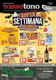 Volantino Rossotono Carrefour settimana 44 Pagina 1: Frosta Bastoncini di merluzzo impanati €2,99